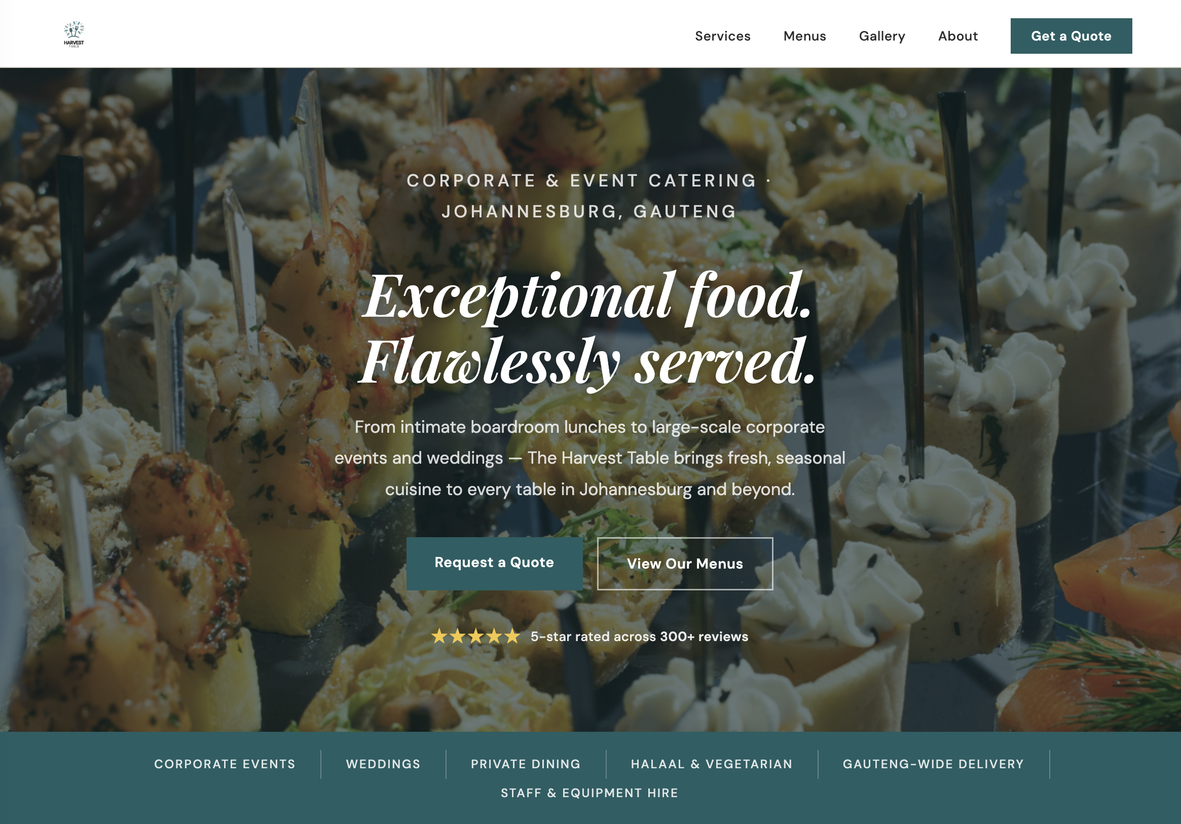 The Harvest Table · Catering